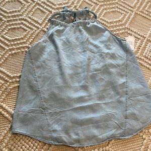 Jean short dress. Never worn